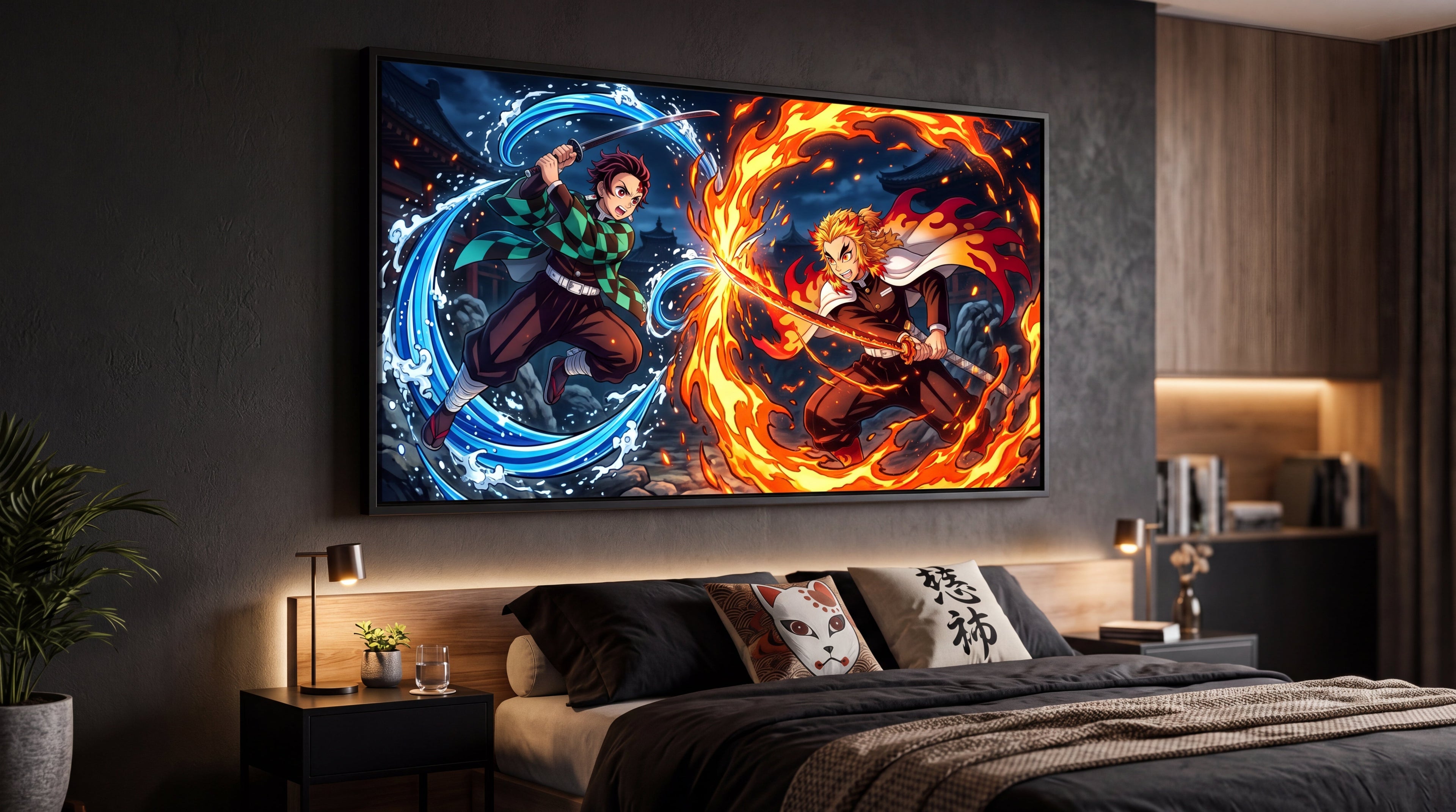 Demon Slayer Kanvas Tablo: Tanjiro'nun Ruhunu Odanıza Taşıyın